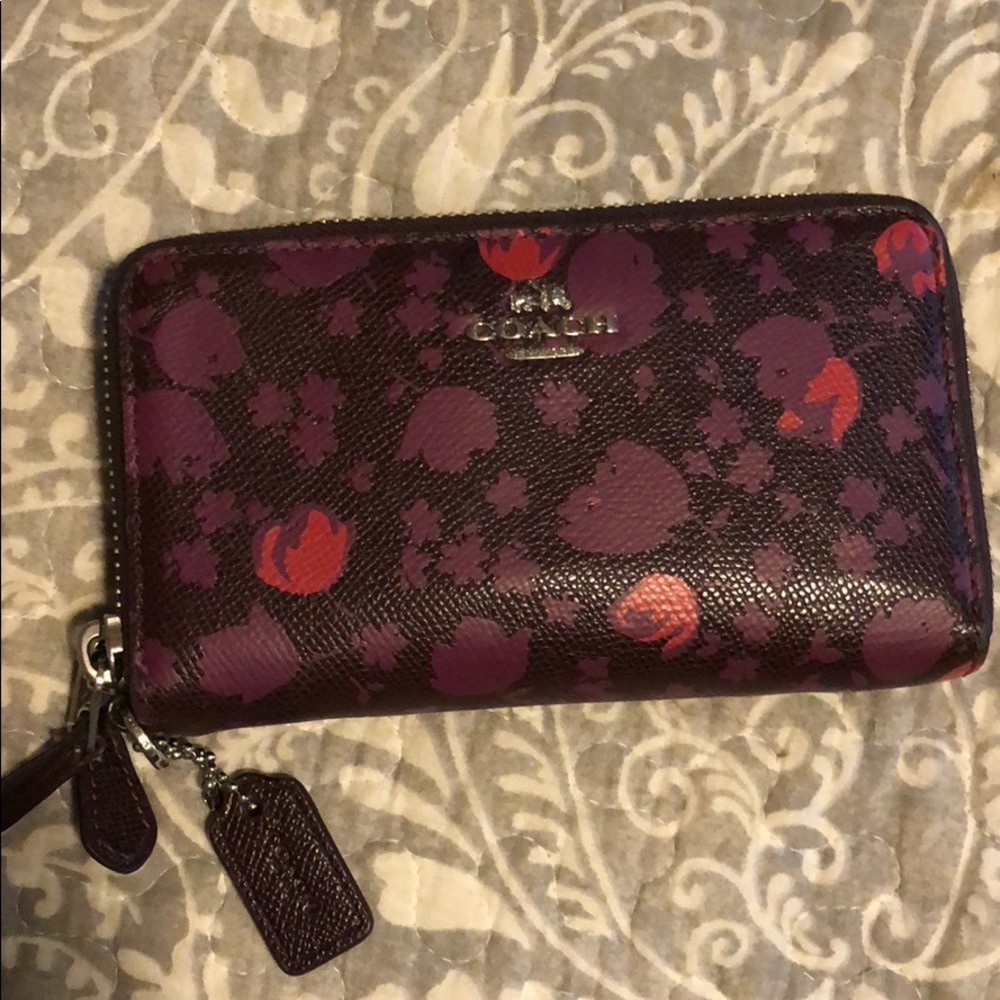 Coach leather wallet